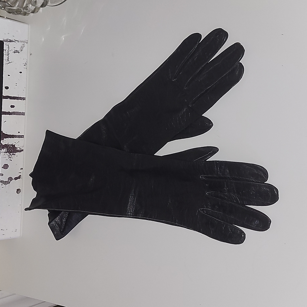 VTG Czech Slavakia genuine leather gloves size 7